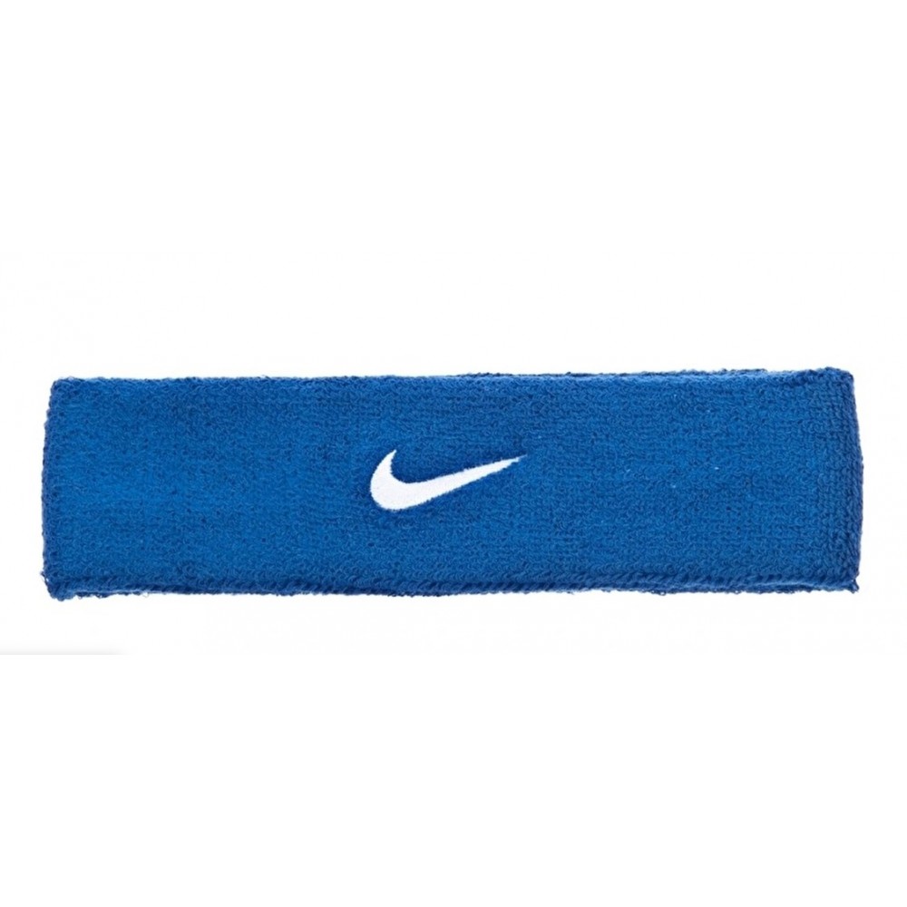 Повязка на голову Nike Swoosh Headband синяя (N.NN.07.402.OS) 