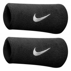 Напульсники Nike Doublewide Wristbands 2 шт. (1 пара) для спорта, игр, тренировок (NNN05-010)
