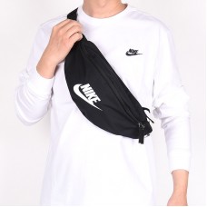 Сумка-бананка на пояс Nike Heritage Waistpack 3 л для хранения мелких предметов (DB0490-010)