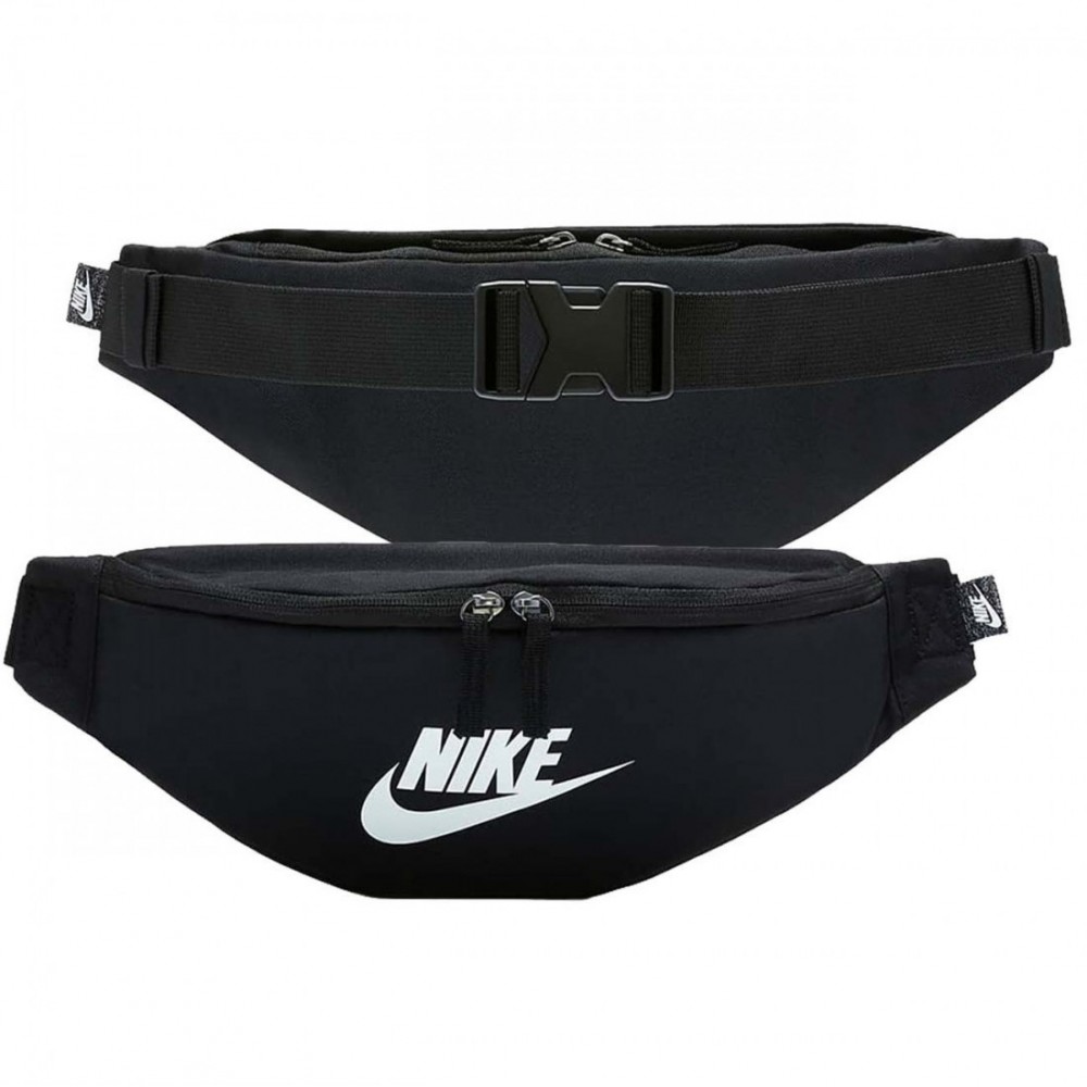 Сумка-бананка на пояс Nike Heritage Waistpack 3 л для хранения мелких предметов (DB0490-010)
