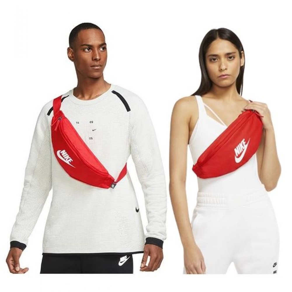 Сумка-бананка на пояс Nike Heritage Waistpack для хранения мелких предметов (DB0490-673)