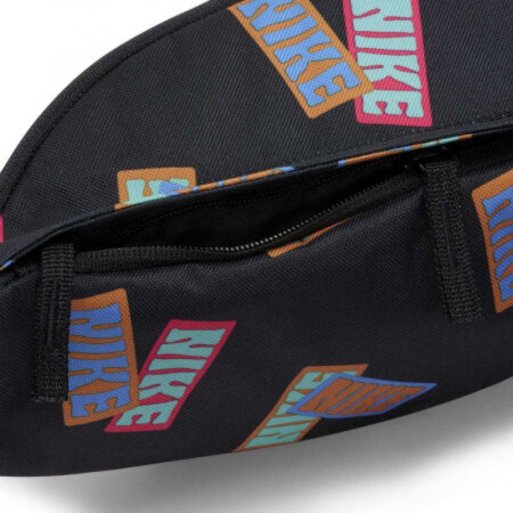Сумка-бананка на пояс Nike Heritage Waistpack для хранения мелких предметов (DM2162-010)