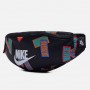 Сумка-бананка на пояс Nike Heritage Waistpack для хранения мелких предметов (DM2162-010)