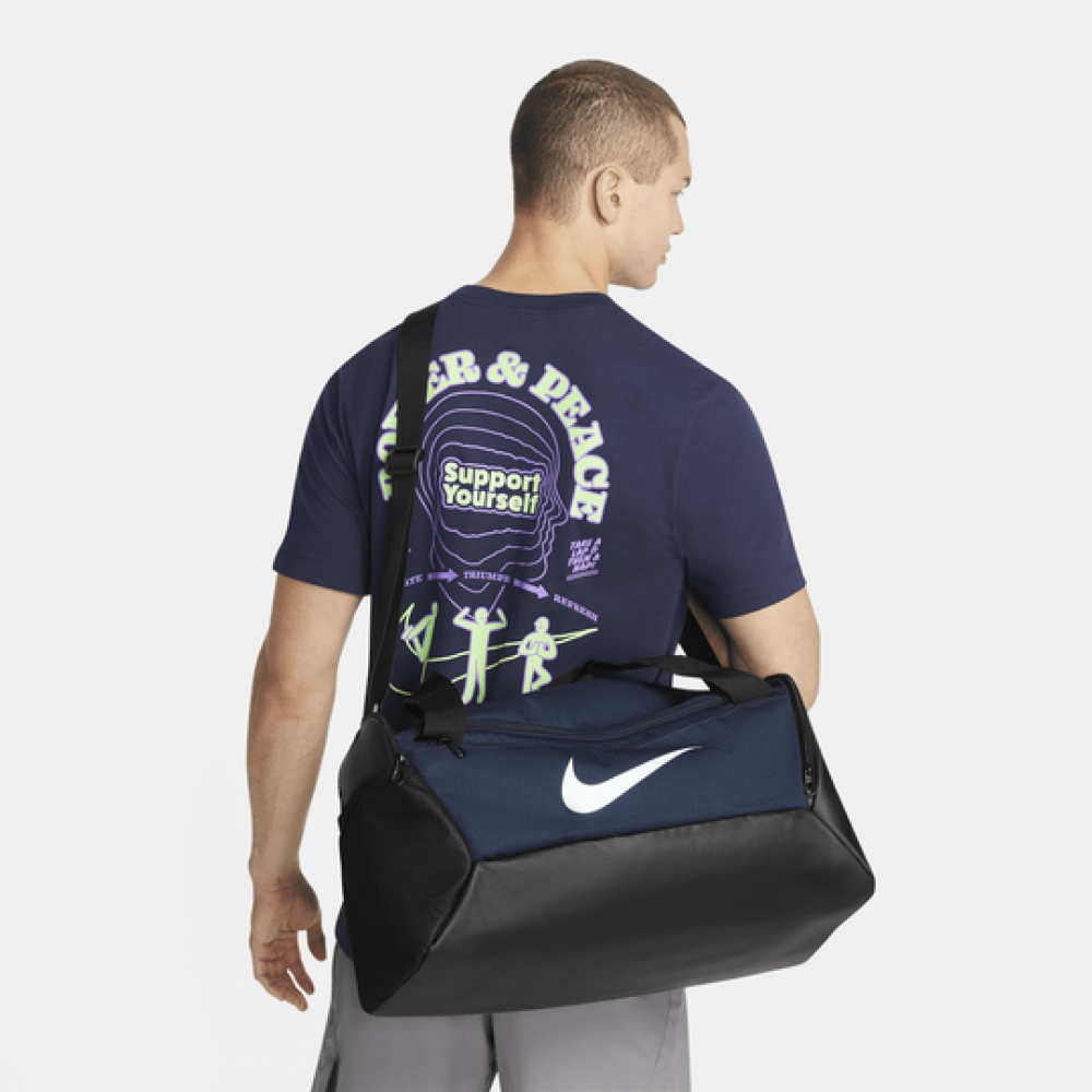 Сумка спортивная Nike Brasilia Duffel Bag 41 л для тренировок и спорта (DM3976-410)