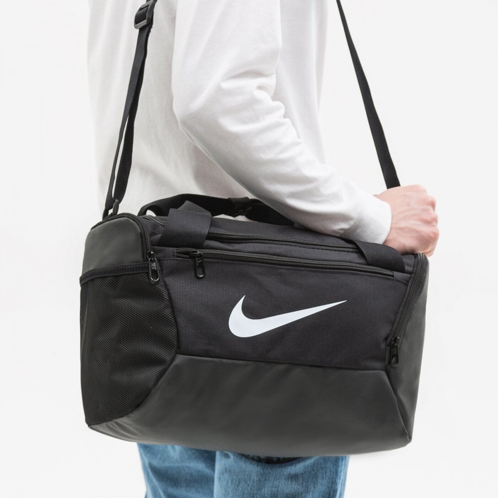 Сумка Nike Найк Brasilia 9.5 Training Duffel Bag Extra-Small 25 л черная оригинал (DM3977-010)
