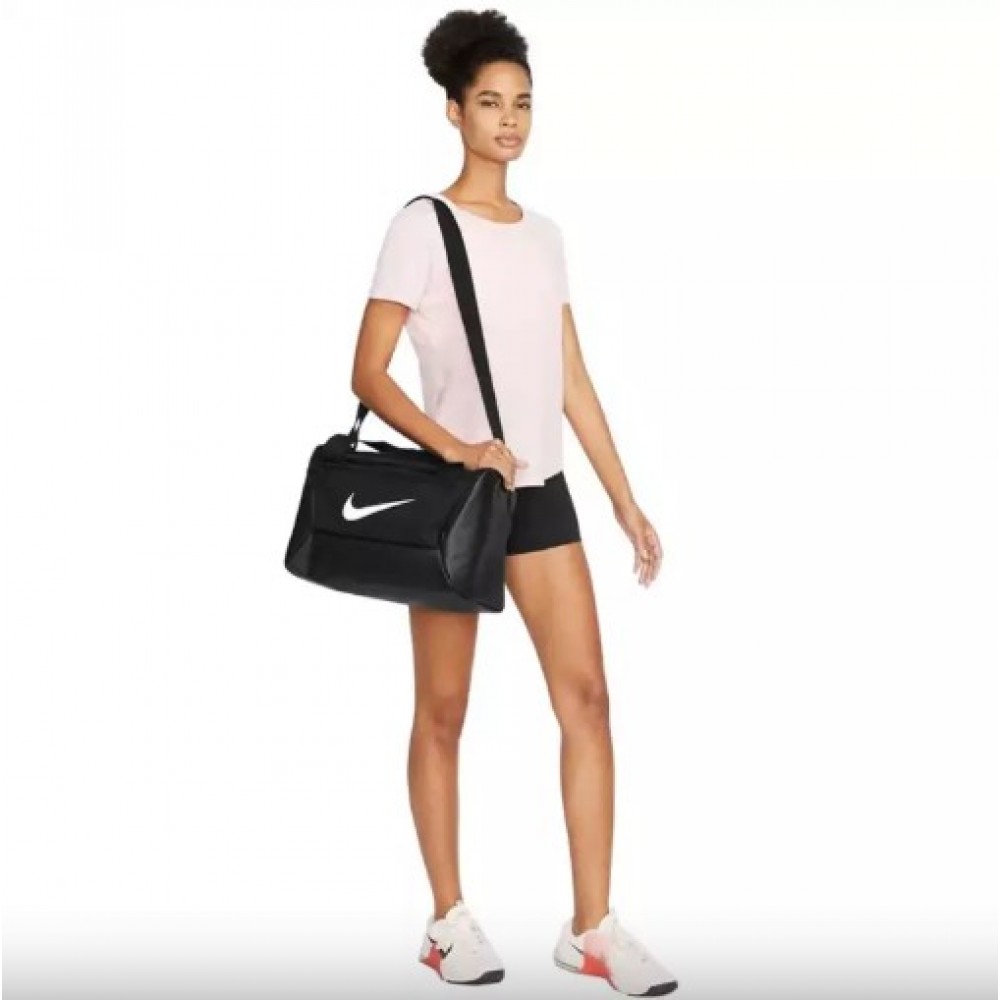 Сумка Nike Найк Brasilia 9.5 Training Duffel Bag Extra-Small 25 л черная оригинал (DM3977-010)