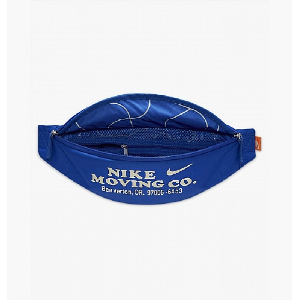 Сумка-бананка на пояс Nike Heritage Waistpack 3 л для хранения мелких предметов (DV6072-405)