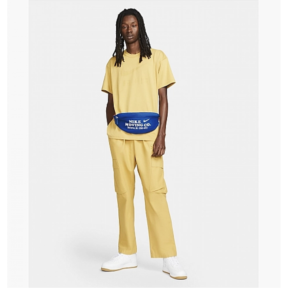 Сумка-бананка на пояс Nike Heritage Waistpack 3 л для хранения мелких предметов (DV6072-405)