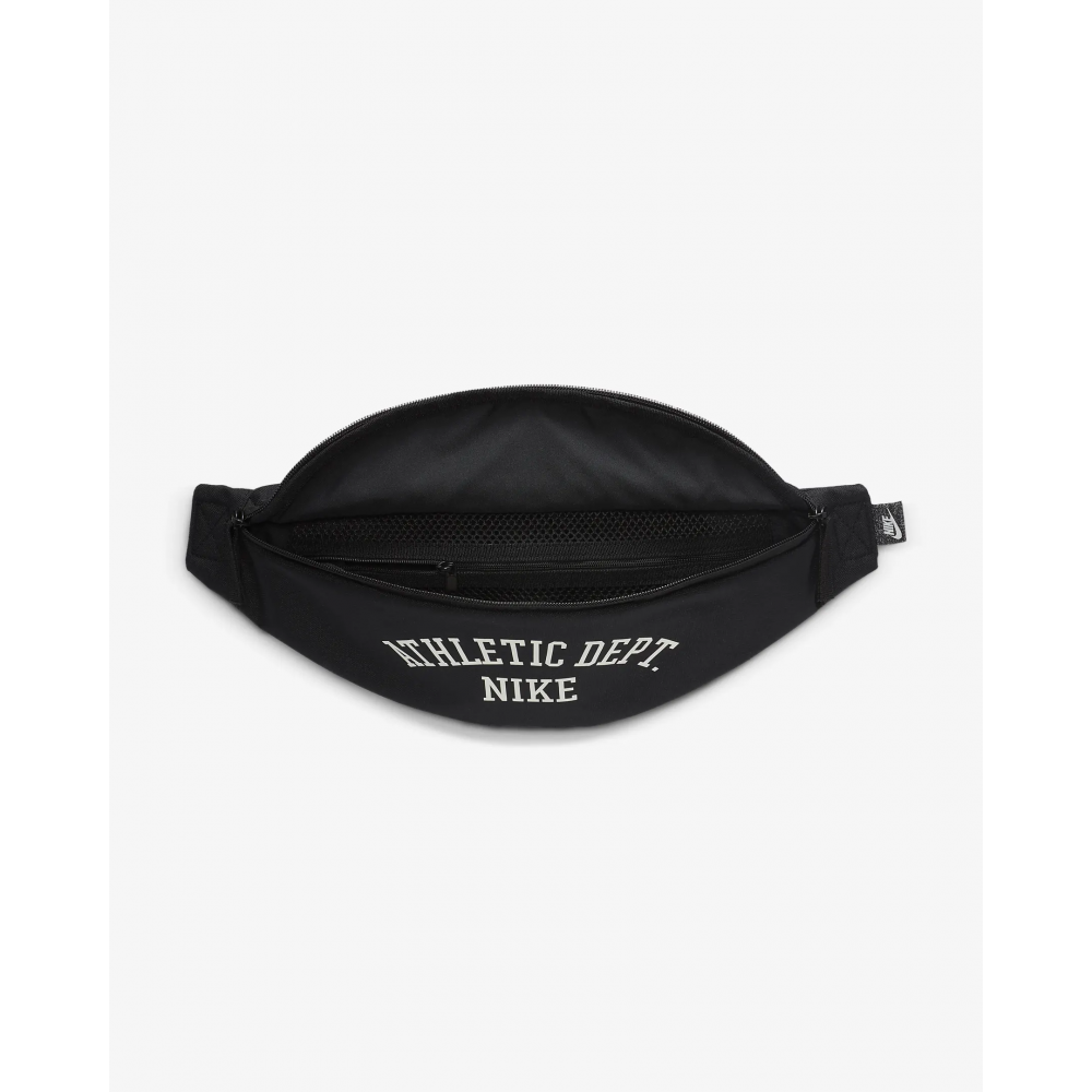 Сумка-бананка на пояс Nike Heritage Waistpack для хранения мелких предметов (FD4317-010)