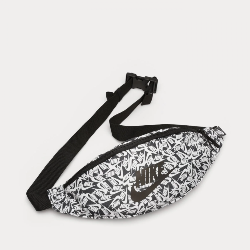 Сумка-бананка на пояс Nike Heritage Waistpack для хранения мелких предметов (FD5593-010)