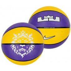 Мяч баскетбольный Nike Lebron Playground размер 6, 7 резиновый для улицы-зала (N.100.4372.575.07)