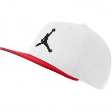 Кепка-бейсболка с прямым козырьком Jordan Pro Jumpman Snapback 6-панельный снепбэк (AR2118-108)