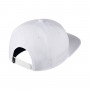 Кепка-бейсболка с прямым козырьком Nike Futura Snapback In White 6-панельный снэпбек (891284-100) 