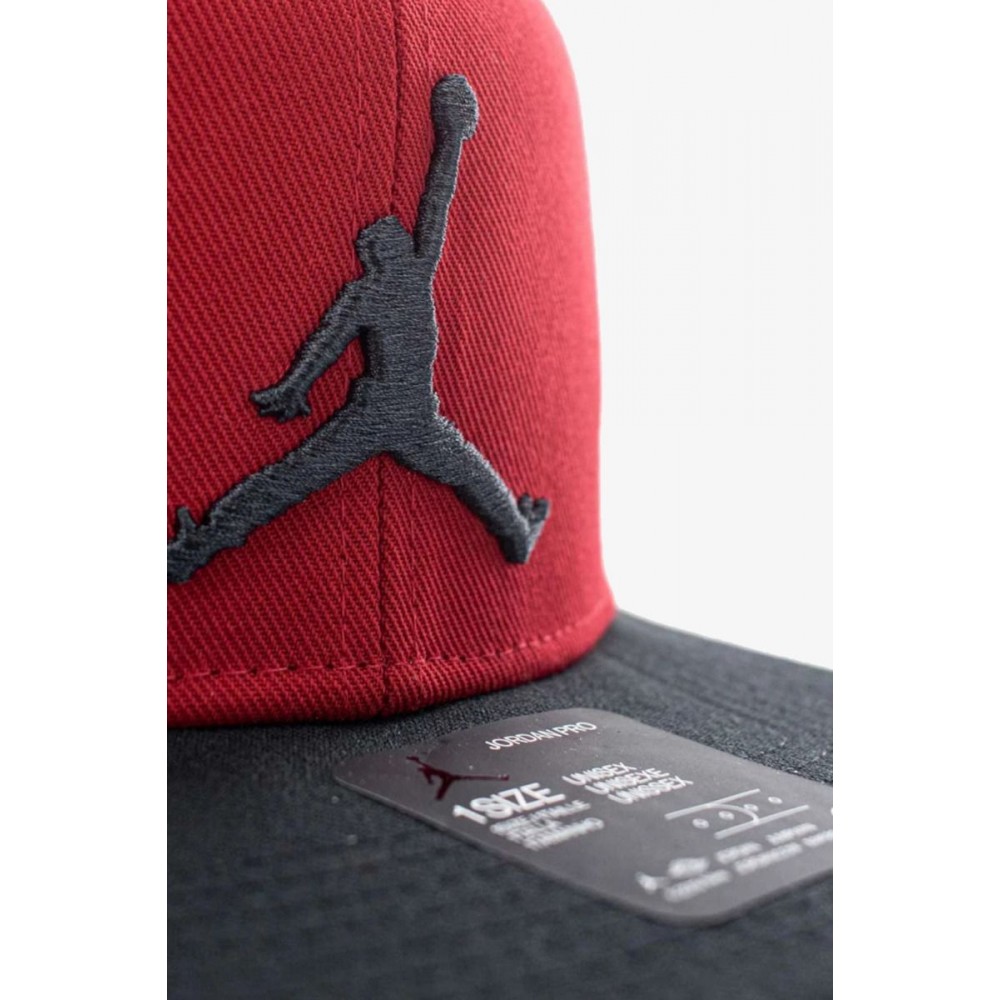 Кепка с прямым козырьком Jordan Pro Jumpman Spanback 6-панельный спэнбек (AR2118-688)