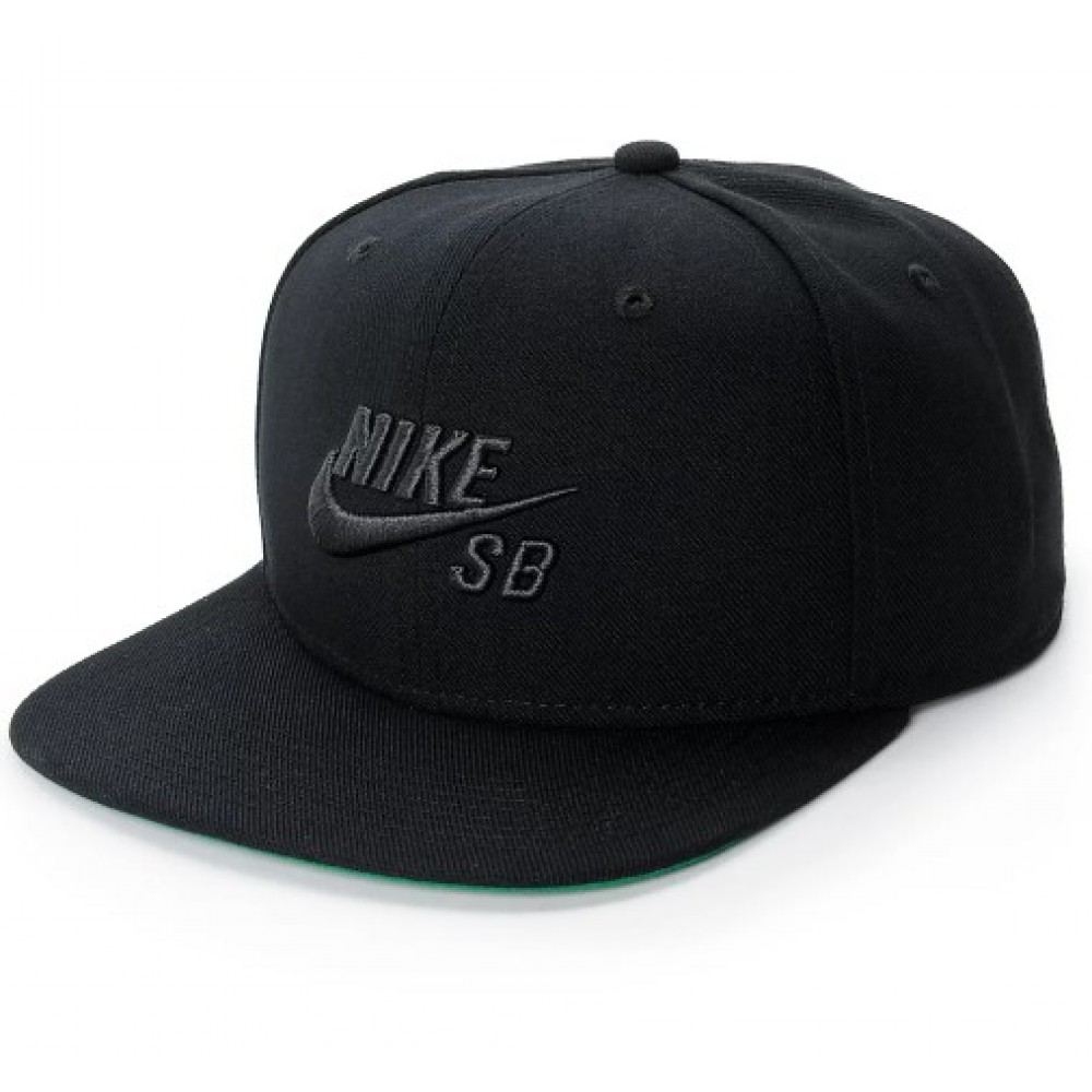 Кепка-бейсболка с прямым козырьком Nike Snapback Cap Pro 6-панельный снэпбек (CI4460-010)
