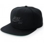 Кепка-бейсболка с прямым козырьком Nike Snapback Cap Pro 6-панельный снэпбек (CI4460-010)