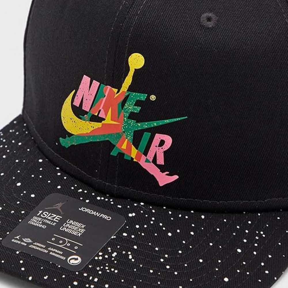 Кепка с прямым козырьком Air Jordan Pro Cap Jm Clscs Cement Snapback снэпбек (CU1985-010)