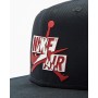 Кепка-бейсболка с прямым козырьком Jordan Pro Jumpman Spanback 6-панельный снэпбек (CW6395-013)