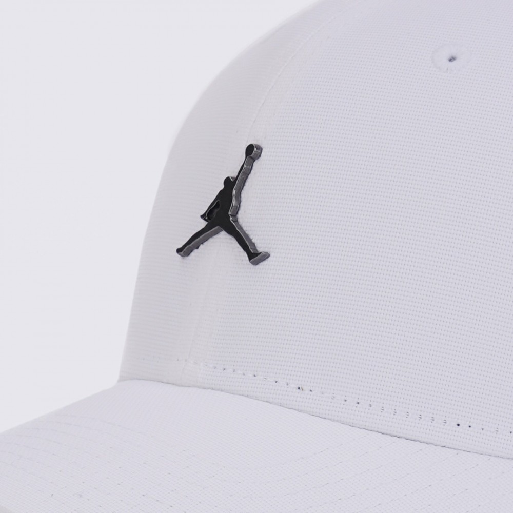 Кепка-бейсболка Nike Jordan Jumpman Classic99 Metal белая (CW6410-100)