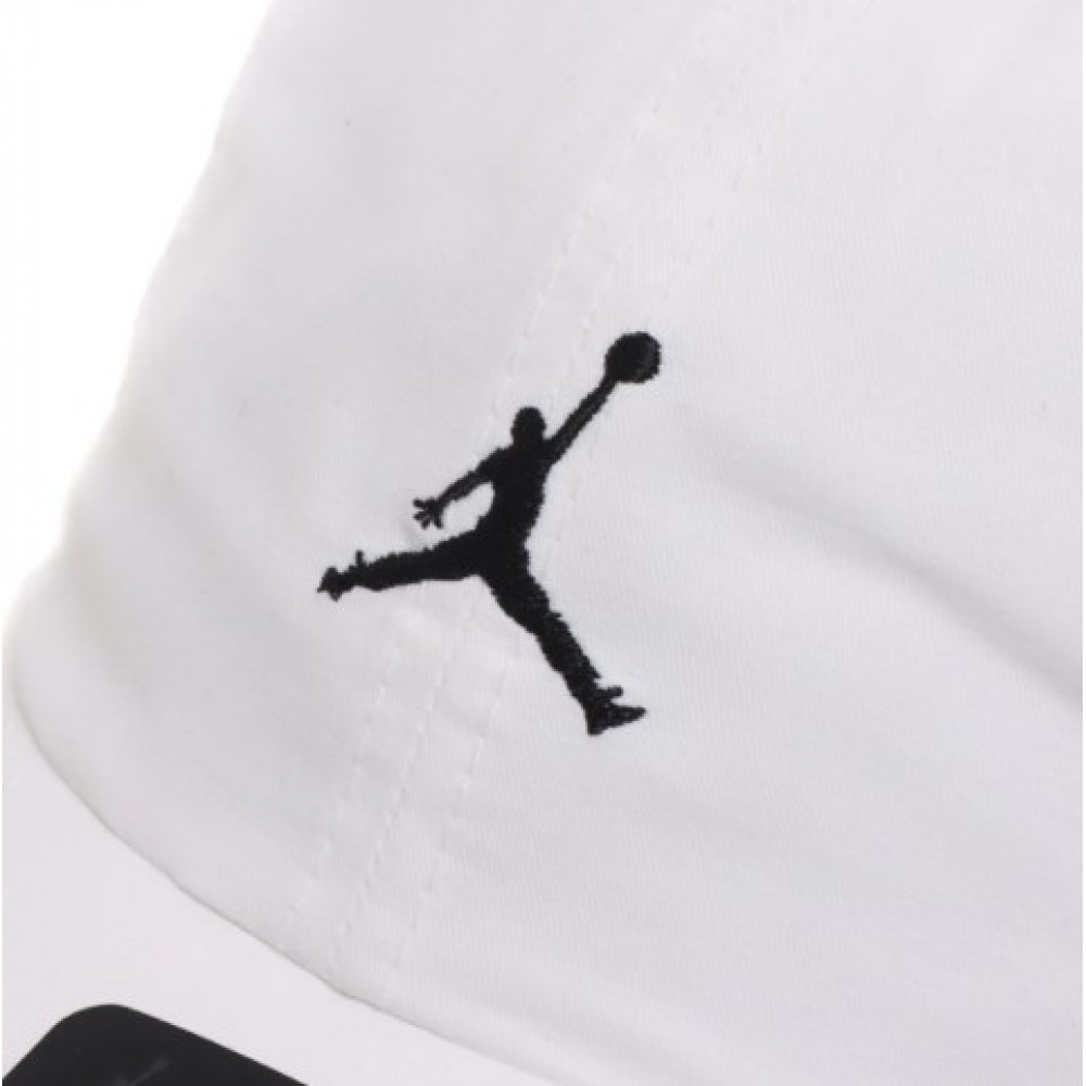 Кепка-бейсболка Jordan Jumpman H86 Washed Cap белая оригинал (DC3673-100)