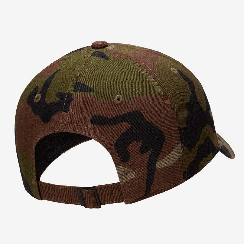 Кепка-бейсболка Nike Sportswear Heritage86 Camo Cap (DC3996-222)