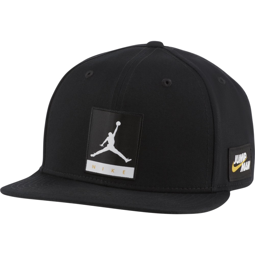 Кепка-бейсболка с прямым козырьком Jordan Jumpman Pro Snapback 6-панельный снэпбек (DJ6120-010)