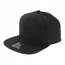 Кепка Jordan Pro Jumpman Snapback снэпбек бейсболка с прямым козырьком черная оригинал (FD5184-010)