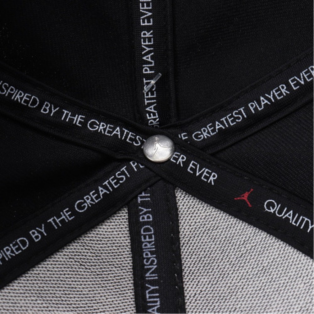 Кепка Jordan Pro Jumpman Snapback снэпбек бейсболка с прямым козырьком черная оригинал (FD5184-010)