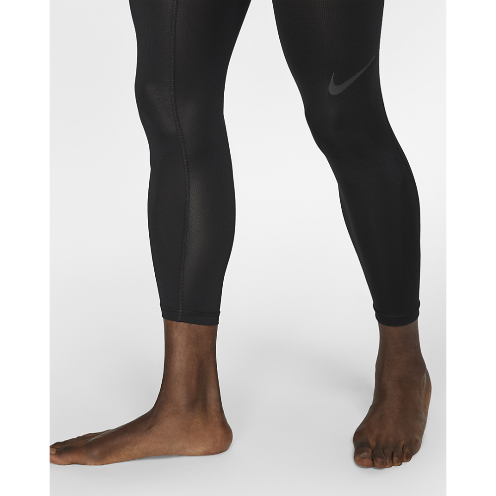 Тайтсы мужские баскетбольные Nike Pro Men's 3/4 Basketball Tights чорные (AT3383-010)