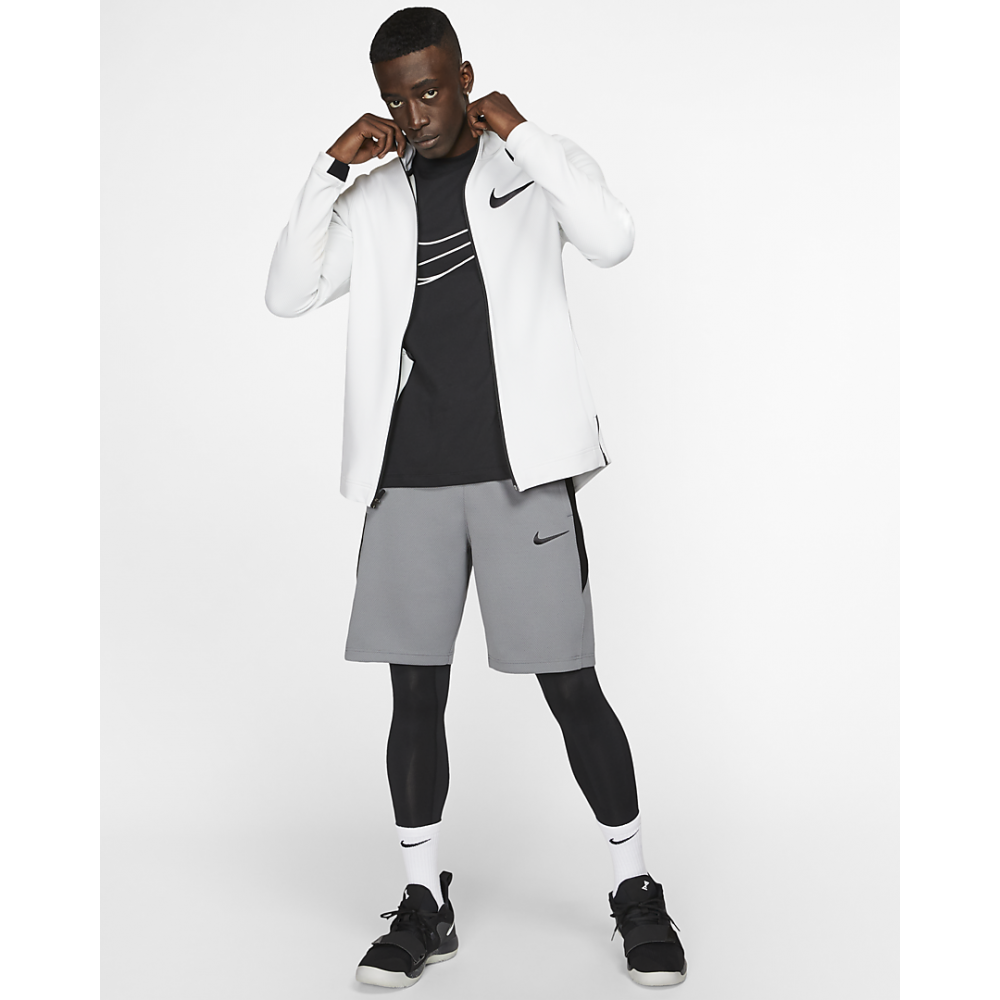 Тайтсы мужские баскетбольные Nike Pro Men's 3/4 Basketball Tights чорные (AT3383-010)