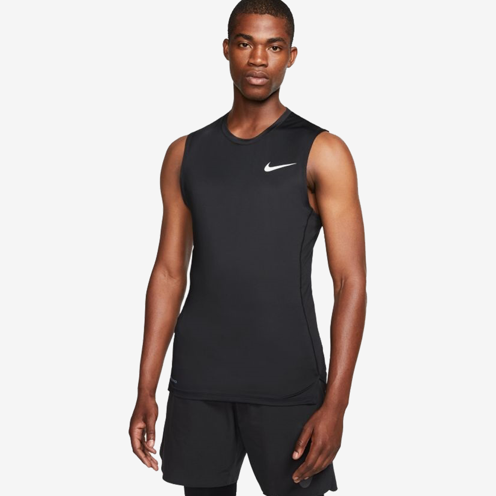 Майка компресионная мужская Nike Pro Men's Sleeveless Top полиэстер черная (BV5600-010)