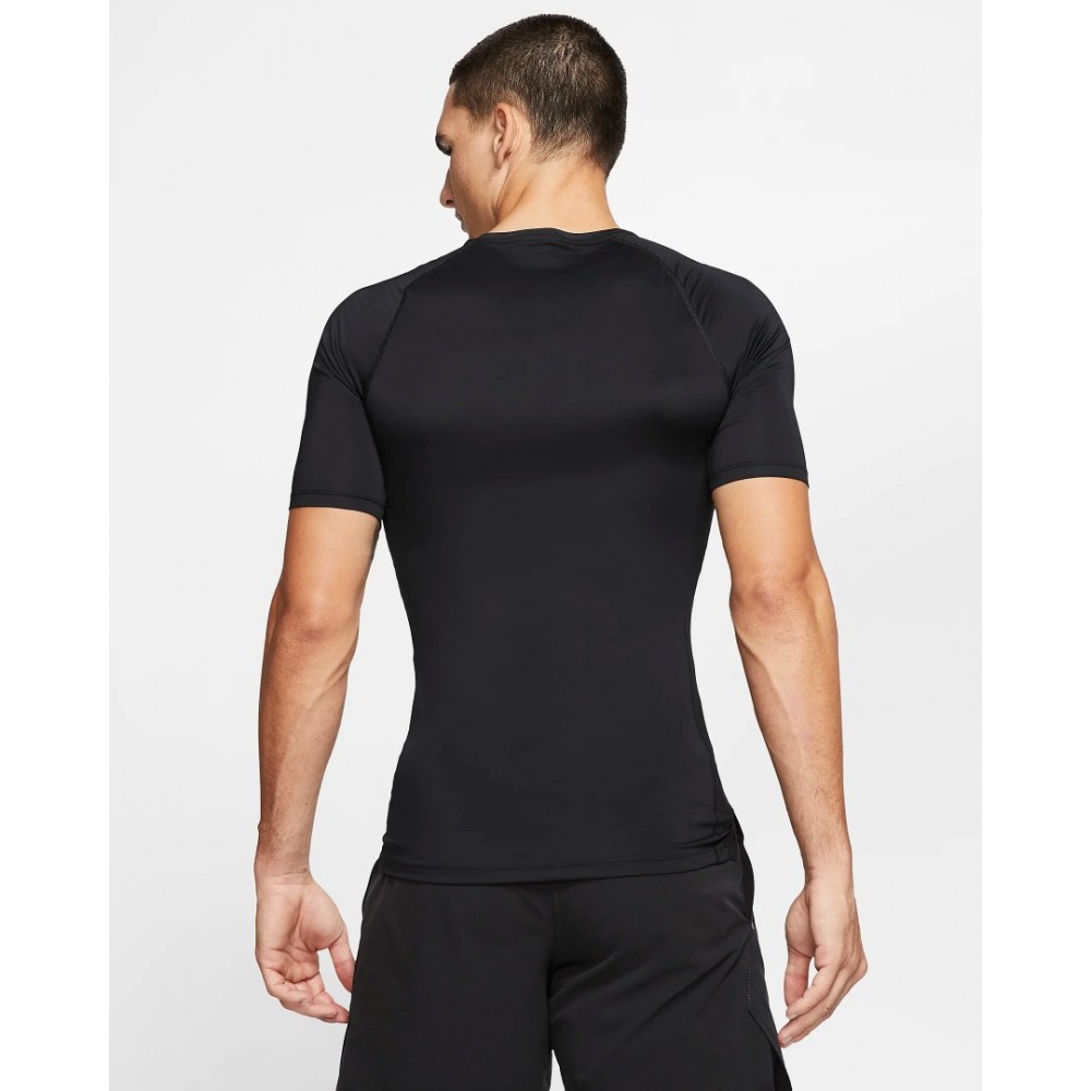 Футболка компресионная мужская Nike Pro Top полиэстер черная (BV5631-010)