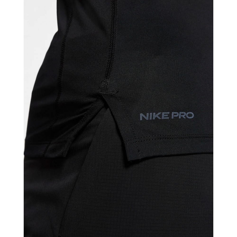 Футболка компресионная мужская Nike Pro Top полиэстер черная (BV5631-010)
