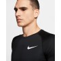 Футболка компресионная мужская Nike Pro Top полиэстер черная (BV5631-010)