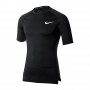 Футболка компресионная мужская Nike Pro Top полиэстер черная (BV5631-010)