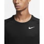 Футболка теплая компресионная Nike Pro Warm Long-Sleeve Top Crew с длинными рукавами(CU6740-010)