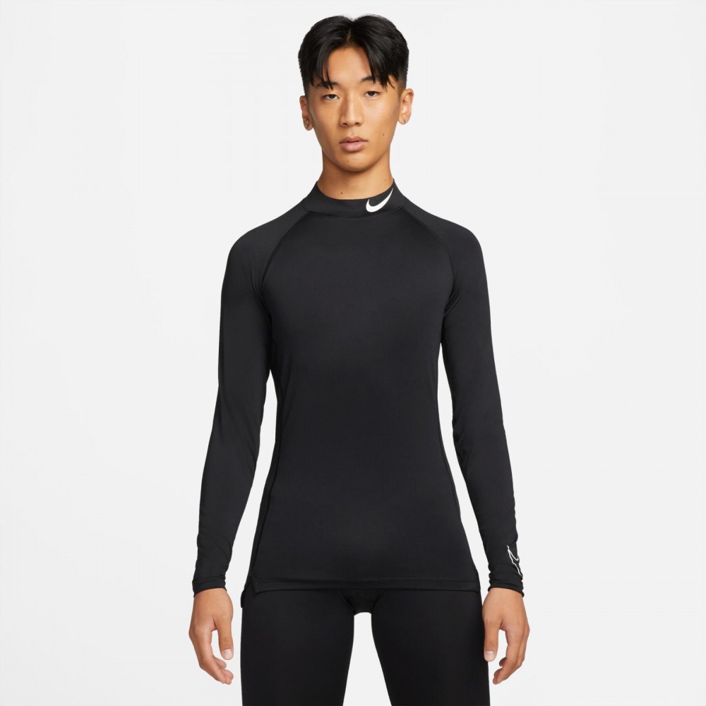 Футболка компресионная Nike Pro Men's Tight-Fit Long-Sleeve Top с длинными рукавами (DD1986-010)