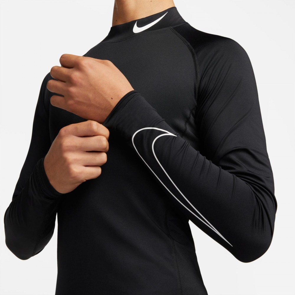Футболка компресионная Nike Pro Men's Tight-Fit Long-Sleeve Top с длинными рукавами (DD1986-010)