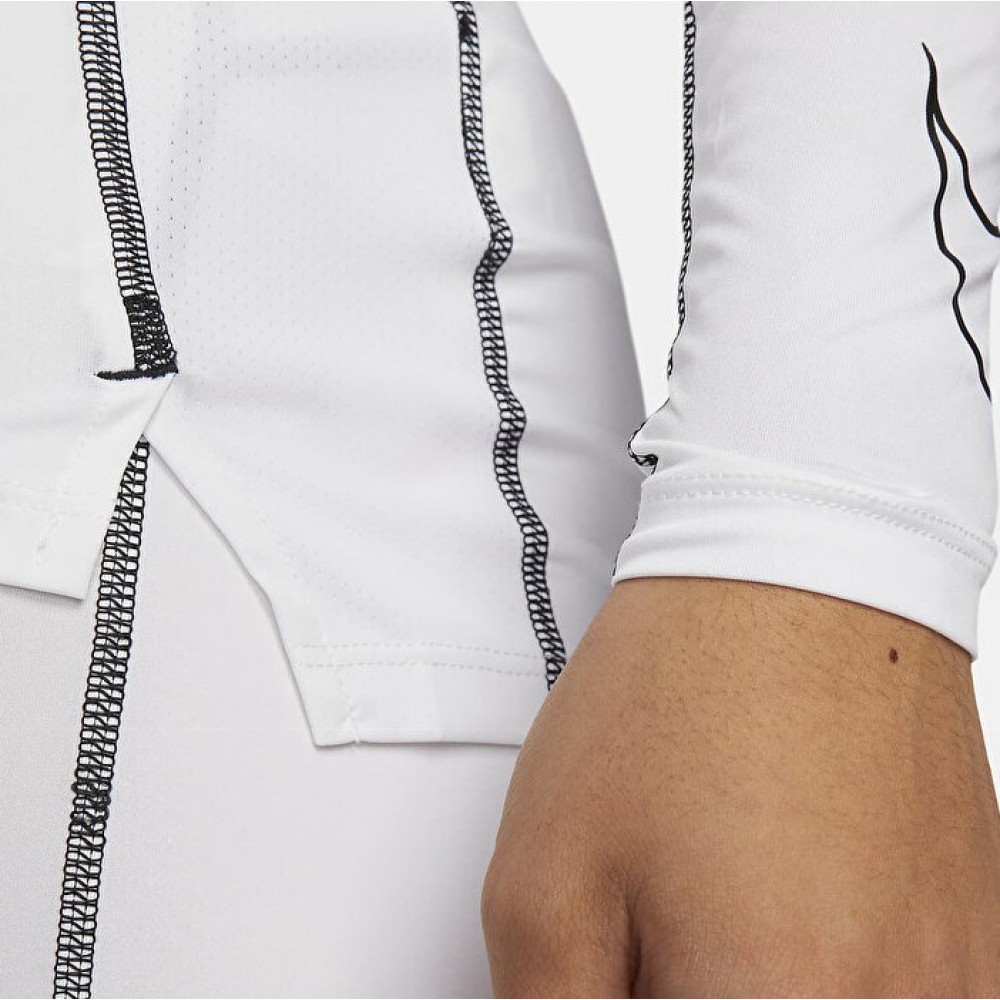 Футболка компрессионная Nike Pro Men's Tight-Fit Long-Sleeve Top с длинными рукавами (DD1986-100)