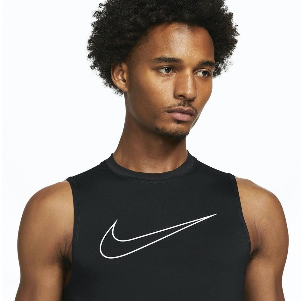 Майка компрессионная мужская Nike Pro Dri-FIT полиэстер черная (DD1988-010)