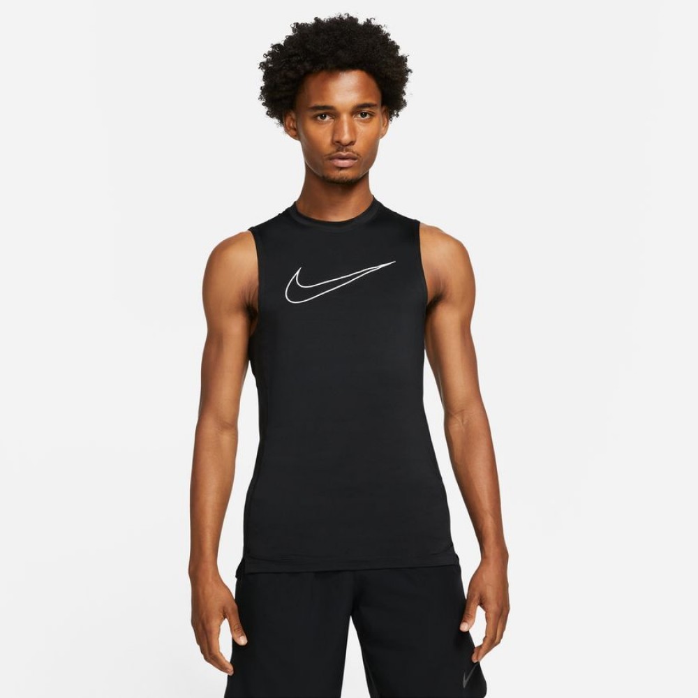 Майка компрессионная мужская Nike Pro Dri-FIT полиэстер черная (DD1988-010)