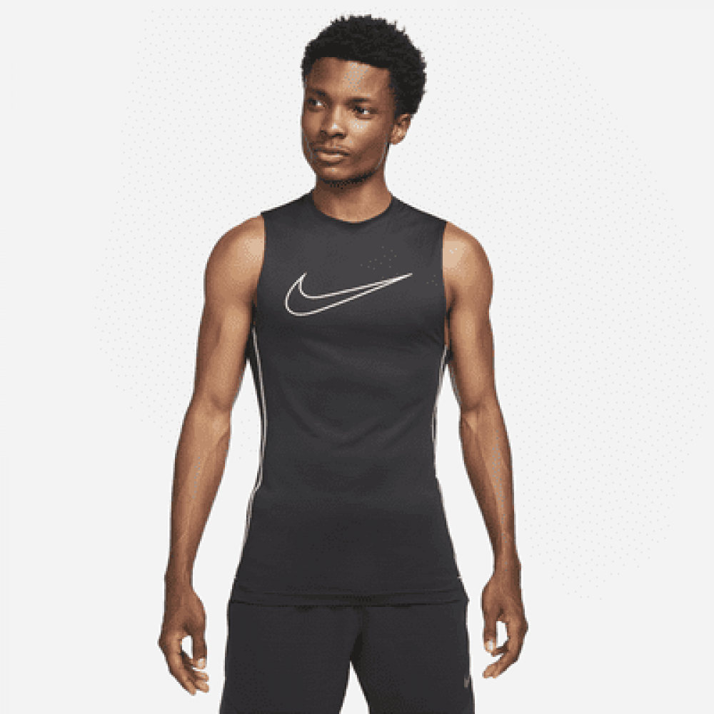 Майка компресионная мужская Nike Pro Dri-FIT полиэстер черная (DD1988-011)