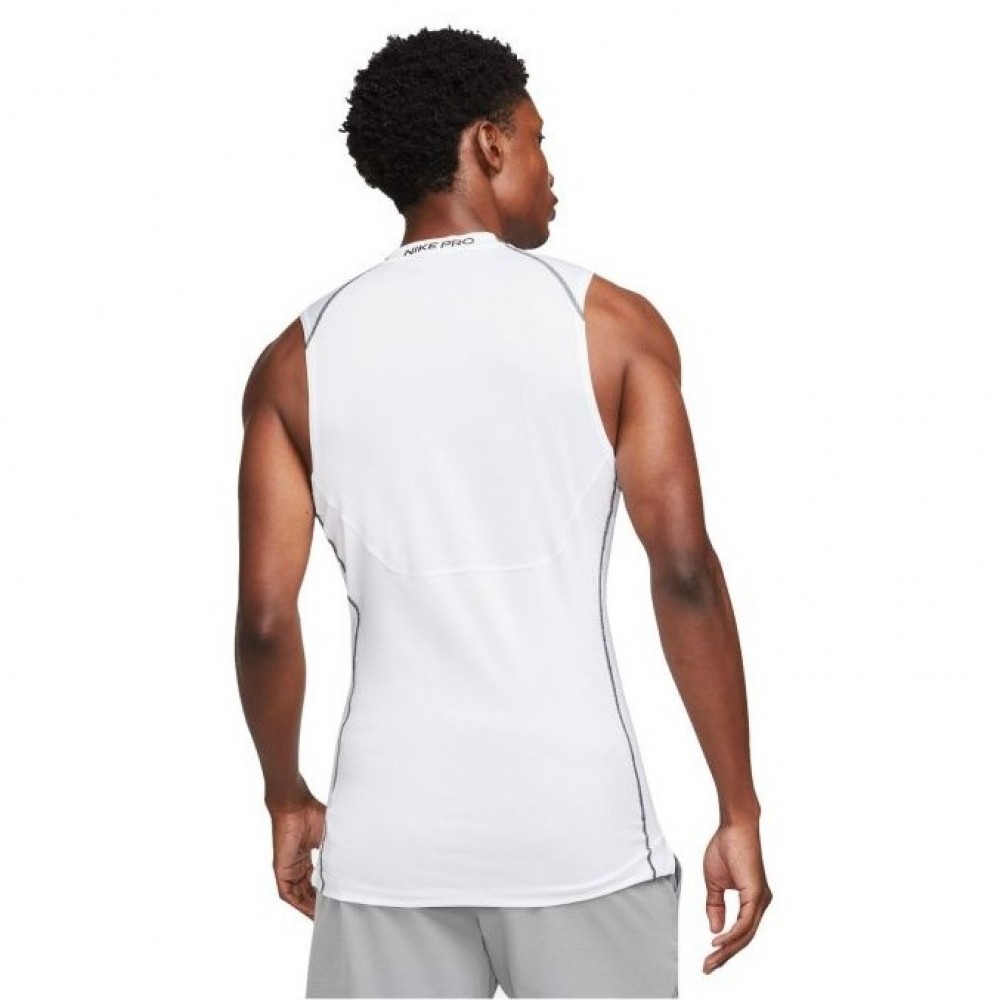 Майка компресионная мужская Nike Pro Dri-FIT полиэстер белая (DD1988-100)