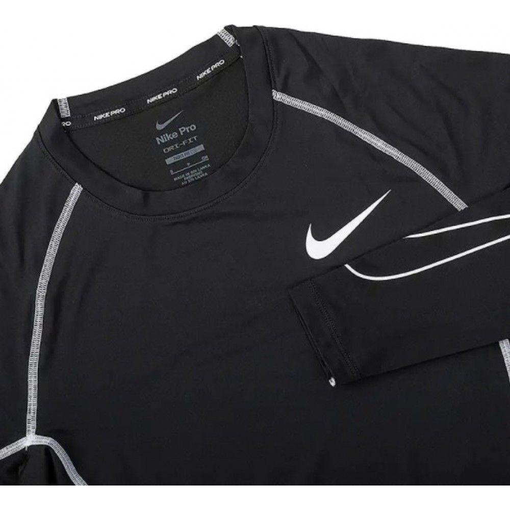 Футболка компресионная с длинными рукавами Nike Pro Dri-FIT Long-Sleeve (DD1990-011)