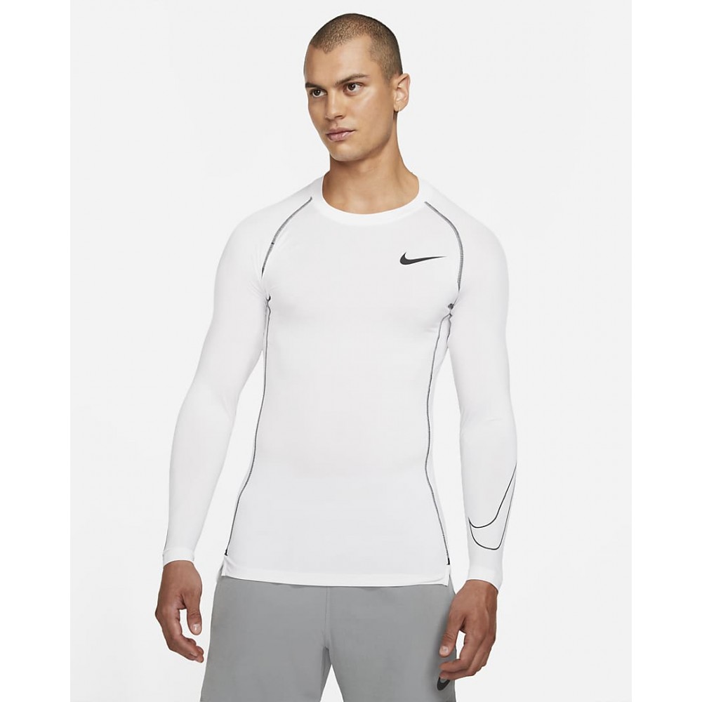 Футболка компрессионная с длинными рукавами Nike Pro Dri-FIT Long-Sleeve (DD1990-100) 