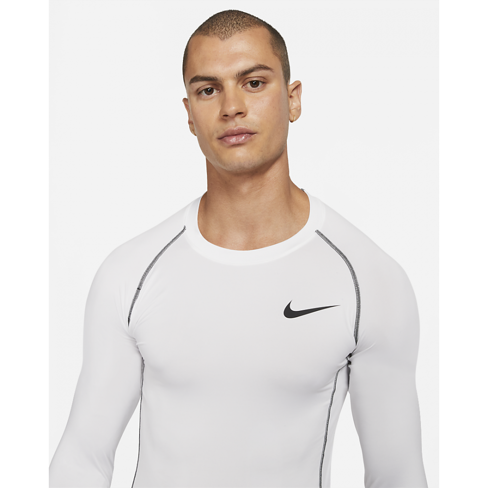 Футболка компрессионная с длинными рукавами Nike Pro Dri-FIT Long-Sleeve (DD1990-100) 