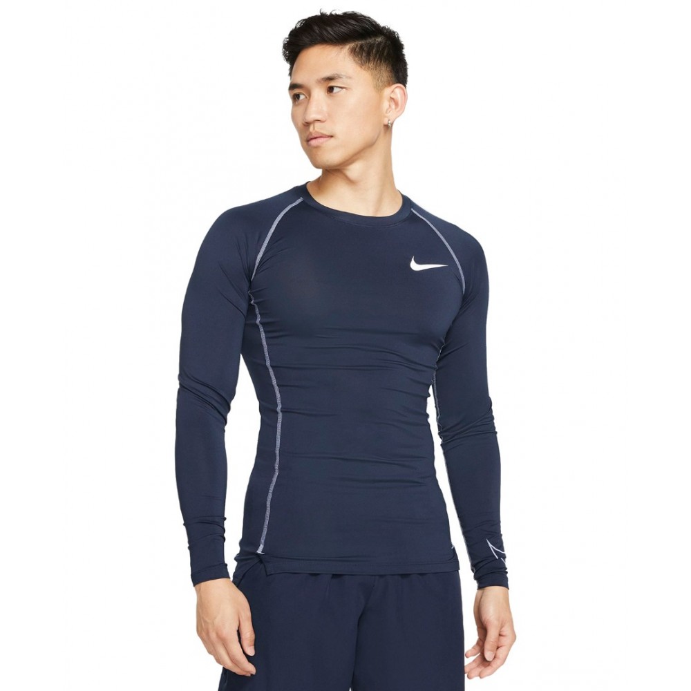 Футболка компресионная с длинными рукавами Nike Pro Dri-FIT Long-Sleeve (DD1990-451) 