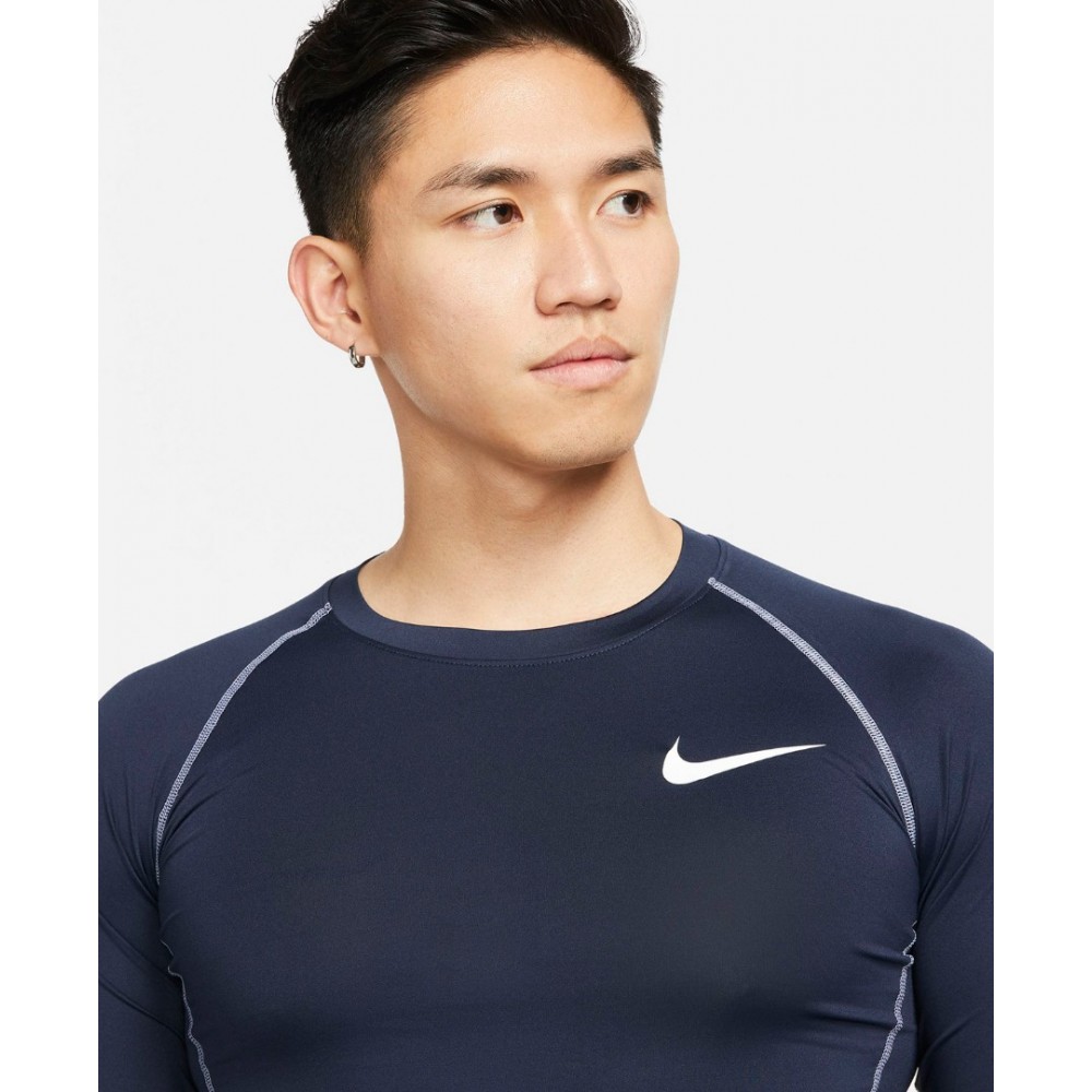 Футболка компресионная с длинными рукавами Nike Pro Dri-FIT Long-Sleeve (DD1990-451) 
