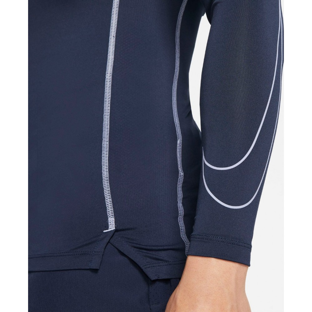 Футболка компресионная с длинными рукавами Nike Pro Dri-FIT Long-Sleeve (DD1990-451) 