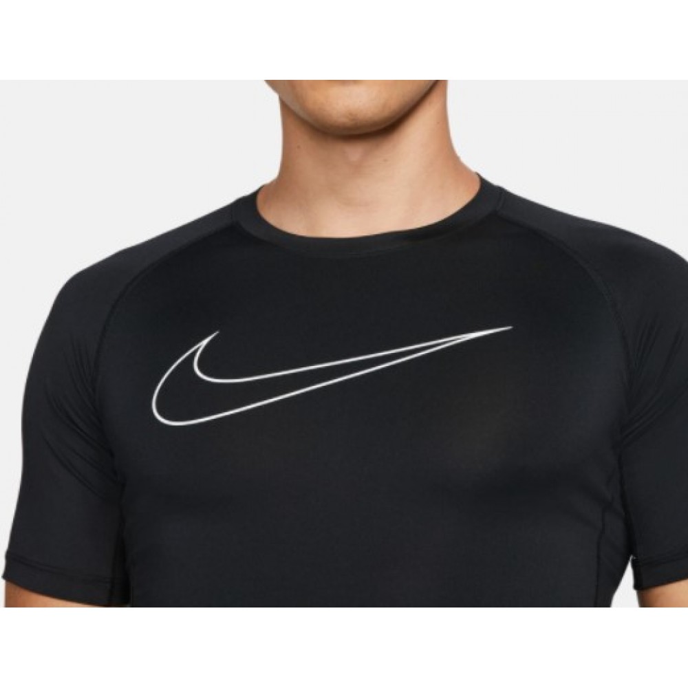 Футболка компресионная мужская Nike Pro Dri-FIT полиэстер черная (DD1992-010)
